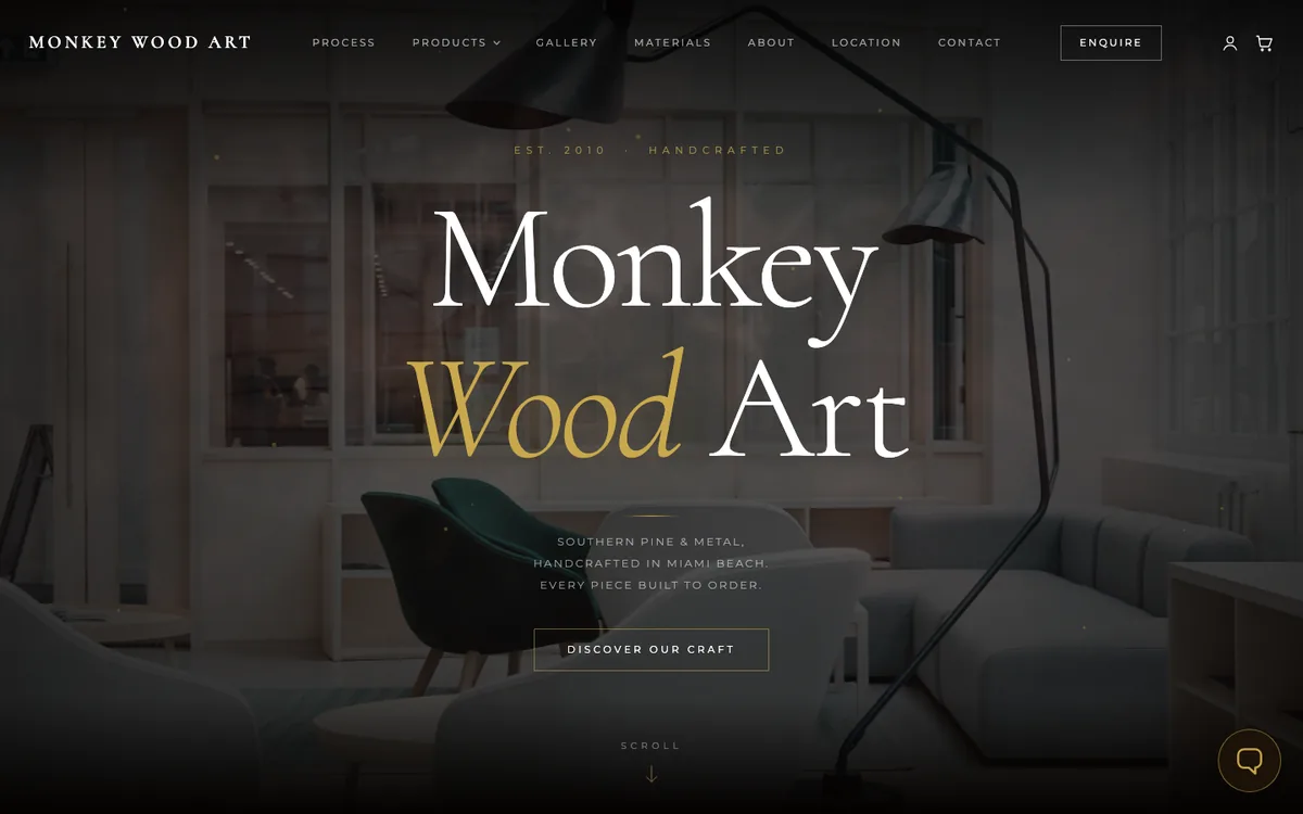 Monkey Wood Art site